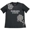 Benzema Soccer Jerseys 23 24 Fotbollskjorta Vini Jr Camaveringa Tchouameni Alaba Modric Kroos Real Madrids 2023 2024 Målvakt Training Bellingham Black