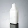 Bottiglie di stoccaggio 200 ml Cleat/bianco/blu bottiglia di plastica in plastica in plastica nero coperchio vuoto per la cura della pelle vuota Acqua/olio detergente/crema idratante