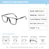 Sunglasses Frames Ltra Light Rectangle Comfortable Eyeglasses Retro Full Rim Optical Prescription Glasses Frame Men Women