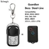 سلاسل المفاتيح 2PCS BOSS / GUARDIAN / Steel Line / Lynx 2211L DAB DOOR التحكم عن بُعد