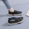 Zapatos casuales mocasines mujeres 2024 Slip de moda para plataformas Harajuku descalza Zapatillas Mujer