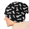 Peças de xadrez de boletes Cabinhos de gorros unissex inverno chapéu de tricô quente homem rua street ladra de xadrez adulto chapé chapéus de capuz ao ar livre