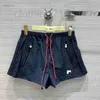 Frauen -Shorts -Designer 2024 Frühling/Sommer Neues modisches und alters Reduzierender Mädchenstil elastischer Taille Draw String Design Sport Hot Hosen CVU8