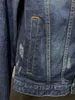 DSQ Phantom Turtle Denim Jacket Men Coat Blue Casual Cotton.