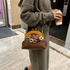 Sac coloré de chaîne coque en coquille pour femmes sacs de main de concepteur de luxe en cuir PU grande capacité