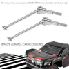 Zdalne sterowniki 2PCS Metalowy wał napędowy CVD 0090 dla WLTOYS 12428 12423 1/12 RC CAR Crawler Krótkie części ciężarówki