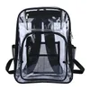 Ryggsäck fashionabla senaste college stil bekväma vattentäta stora kapacitet transparent mochila pvc