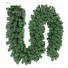 Decorative Flowers Christmas Garland Cane Festive Holiday Decoration Realistic Vine Artificial Faux For Indoor