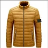 Stone Jacket Island Designer Down Heren Down Jackets Warm Winter Classic Bakery Fashion Couple Draag luxe dames buiten jas verdikte jas F50