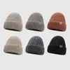 Berets Japanese Style Soft And Waxy Wool Cap Autumn Winter Men Women Warm A Label Knitted Beanies Ear Protector Pullover Cold Hat