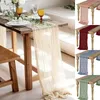 Table Cloth Multipurpose Birthday Party Bohemian Decoration Wedding Runner Xmas Decor Cheese Setting