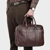 Valigette adatte per una borsa per laptop da 14 pollici per lapalta autentica in pelle vera valigetta per ufficio casual borsette per teste da uomo da donna
