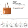 الرباط Zency 2024 Women Women Handbag حقيبة جلدية حقيقية محفظة الكتف السيدات حقيبة حمل أسود أكياس تسوق كبيرة السعة