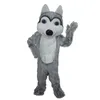 2024 Hoogwaardige vriendelijke Husky Dog Mascot Costuums Hallowen Stage Performance Activity Sales Promotie Kerstkleding Kostuums