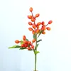 Dekoratif Çiçekler Yapay Bitki Simüle Zeytin Meyve Berry Branch Buket için DIY Düğün Partisi Ev Çiçek Düzenlemesi Noel
