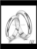 Entrega de caída 2021 Fashion Ture 925 Pure Sterling Wedding Pareja Anillos Hombre y momen Estilos de lujo Sier Ring Modelo de joyería Nodot R1353037