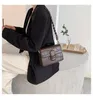 BAG Casual Fashion Women 2024 Trendy Korean One Shoulder Asclettiere Small Female Square Wild Square Female Messenger