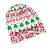 Berets Merry Christmas Santa Claus Tree Bonnet Hats Street Skullies Beanies for Men Women Remting Spring Thermal Cap Cap