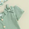 Conjuntos de ropa axyrxwr 0-18m niña nata de bebé verano 2pcs cortón de bowknot butkysuits pantalones de bengala de diadema