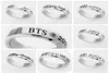 ファッションkpop bts Jung Kook Ring Shinee onew Taemin Minho Key Jong Hyun Kpop Titanium Steel Finger Ring Jewelry Suga Jhope v Jong 2895581