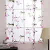 Curtain Living Room Decorations Roman Blind Floral Blinds Lace Bedromroom Window Curtains Semi Sheer