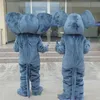 2024 Hot Sales Elephant Mascot Costume Terno de Halloween Party Game Dressão Desempenho Desempenho Vendas Promoção de Vendas