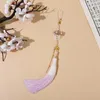 Brooches Girl Gift Niche Design Long Tassel Butterfly Fashion Bijoux chinois Brooch Cheongsam Accessoire Femmes Hanfu Ornement