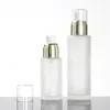 Lagringsflaskor Design Lotion Bottle 100 ml Clear Frosted Spray Container