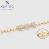 Pulseiras de link xuping jóias moda moda de alta qualidade forma de borboleta cor de ouro para mulheres presentes de festa de natal x000710374