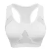 Yoga outfit M-2XL Women Sports Bras Mesh Breattable No Trace Bra Gym Running Tops Out Summer Solid Color Fitness Tank