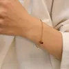 Designer Bvlgarys925 Jewelry Bulgarie Bracelet 925 Pure Silver Treasure Family Fanshaped Skirt Bracelet Plated with 18k Rose Gold White Fritillaria Red Agate Turq