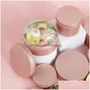Packing Jar Wholesale Round Aluminum Tin Cans Bottles With Screw Top Lids Metal Empty Tea Storage Case Cosmetic Cream Lip Balm Jars Co Dhfgo