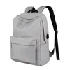 Backpack Style Casual para laptop de 15,6 polegadas com notebook de carga USB Rucksack Lightweight