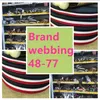 5M/package 78-124 brand Knitted Jacquard webbed clothing accessories Decorative pants side strip ribbon DIY cloth strip accessory Alphabet