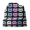 Berets Kuma Bear Yuna Fina Noire Thin Thin Skullies Beanies Caps Angry Teddy Hat Sport Sport Sport Bonnet Hats для мужчин женщин