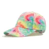 Criss Cross Bleached Ponytail Hats Summer Unisex Baseball Hat Woman Man Sun Shade Cap 0417