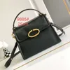 Vlogoo Designer Bag 2024 Woman Vallentinos Bags Totes New Cowhide Gold Button Handbag Brass Metal Hardware Versatile Large Capacity Shoulder Crossbody