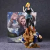 Action Toy Figures Anime Z Рисунок Android 18 против Vegeta Figure Android 18 GK 25 см. Статуя фигура модель модели PVC Doll Dired