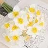 Decoratieve bloemen 6 stks narcissus krans nep kunstmatige plantaardige narcis boeket stel woonkamer decoratie bloemen huis