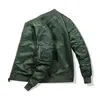 Herrenjacken Männer Hoodie Classic Casual Brand Jacket Hemd Doppel gewebtes Material Übergroßes Bomberarm Armtasche Dekoration Asiatische Größe V-Ne OTI8i
