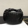 10a designerska torba klasyczna tkana damska hobo jodie torba na ramię luksusowy oryginalny skórzany węzeł czarny torebka moda obiad portfel szkieletowy
