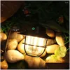 Lampada a led lanterne portatili IPX4 IMPROPRITURA AMPIONE AMBIENT LIGHT TYPE CAM CAM CAM LANTERN 4 DEMMINE STEPPLESS per la caduta di pesca DHJR1