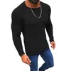 Cardigans masculinos masculinos Spring Slim Fit Slave Manga Longa Pullover do pescoço de malha de suéter de top