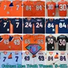 Custom NCAA 75. Vintage 7 John Elway Football Trikots 77 Lyle Alzado 18 Peyton Manning 27 Steve Atwater 30 Terrell Davis 77 Karl Mecklenburg 49 Dennis Smith Sharpe