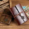 A5 A6 A7 Travellers Vintage Notebook Pu Leather Blank Kraft Diary Note Book Journal Sketchbook Stationery School Office Supplies 240415