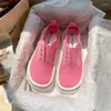 Casual Shoes Basic Women Canvas Slip On Female Pink Sneakers Elastic Band Without Lace Rubber Round Toe Summer Students