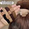 Bands de caoutchouc à cheveux 110 pièces pour femmes élégants couleurs solides en maille haut bande élastique avec tresse en queue de cheval pour garder le caoutchouc à café mignon fashionab y240423 x49x