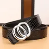 Men Designer Belt Women Belts Luxury heren riem geselecteerd hoogwaardige mode metalen naald gesp gordel retro designer riem mannen brede 33 mm dubbelzijdige riem