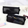 Storage Bags 1pc Love Print Mesh Cosmetic Bag Portable Toiletry Organizer Makeup Multifunction Transparent Women Lipstick Pouches