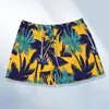 Swimwear masculin 2024 hommes nageurs shorts plage respirant imperméable imprimer des bouleilles de baignade d'été extérieur homme à séchage rapide